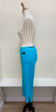 Slimsation Jean Style Crop w/ 3 Strap Hem Vent - M24710PM - BRTTRQ
