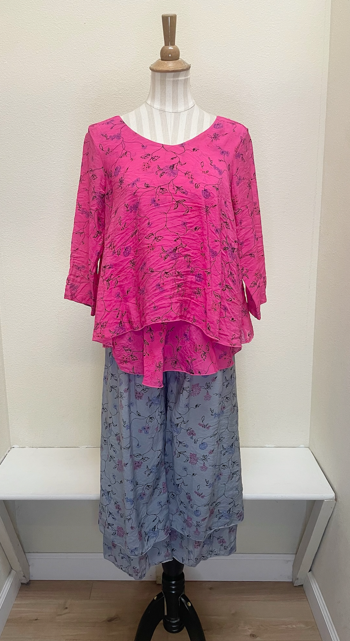Color Me Cotton CMC Front Seamed Top - CF9995 - ZINNIA