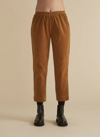 CUT LOOSE - Mini Cord Tapered Crop Pant - 0032734 MOONBEAM