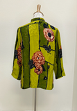 Citron "Flowers On Lemon" Silk Blouse - 1213FOL