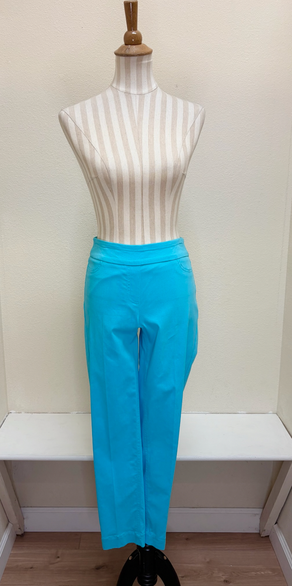 Slimsation ANKLE Women's Wide Band Pull On Pant with Tummy Control (M2623P) - LTTURQ