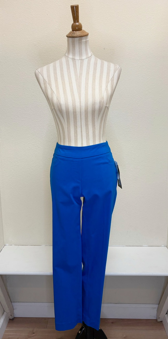 Slimsation ANKLE Women's Wide Band Pull On Pant with Tummy Control (M2623P) - MARINE