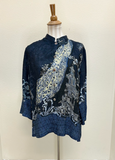 Citron "Chinoiserie Japan" Silk Blouse - 1213CJ