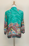Citron "Royal Embroidery Robe" Silk Blouse - 1213RER