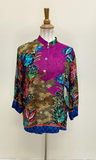 Citron "Magical Butterfly" Silk Blouse - 1213MBS