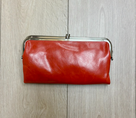 HOBO - Lauren Clutch-Wallet - GRENADINE IN POLISHED LEATHER