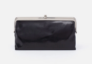 HOBO - Lauren Clutch-Wallet - BLACK IN POLISHED LEATHER