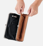 HOBO - Lauren Clutch-Wallet - BLACK IN POLISHED LEATHER
