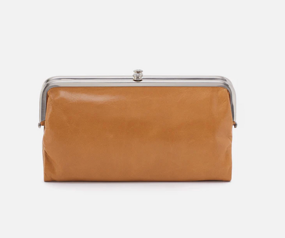 HOBO - Lauren Clutch-Wallet - NATURAL IN POLISHED LEATHER