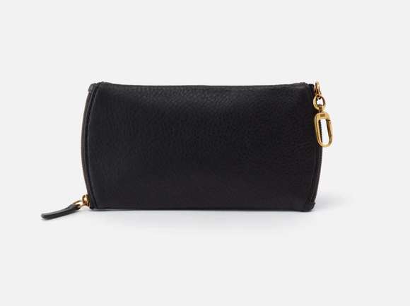 HOBO - Spark Double Eyeglass Case - BLACK IN PEBBLED LEATHER