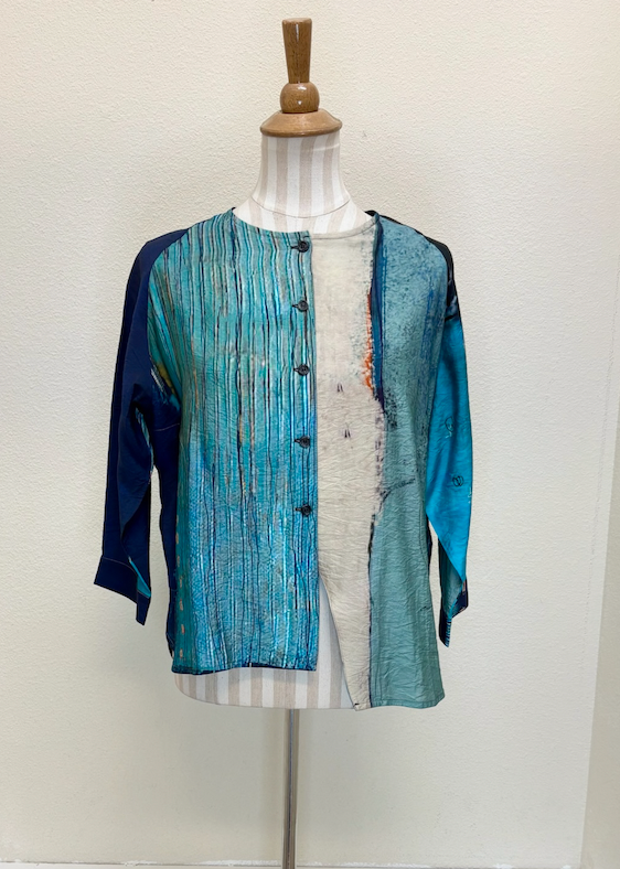 3 Potato Button Down - 7102 - BLUEA - S ONLY