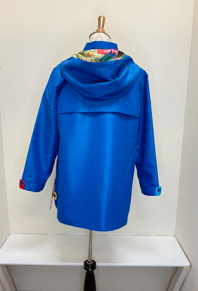Oopera Raincoat - BLUE Multi J3202RW-5