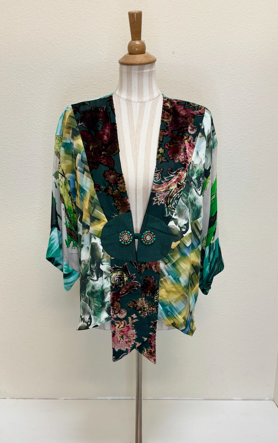 Sterling Style Frog Closure Jacket - 5882J FOREST