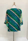 Sterling Style Frog Closure Jacket - 5915J EMERALD