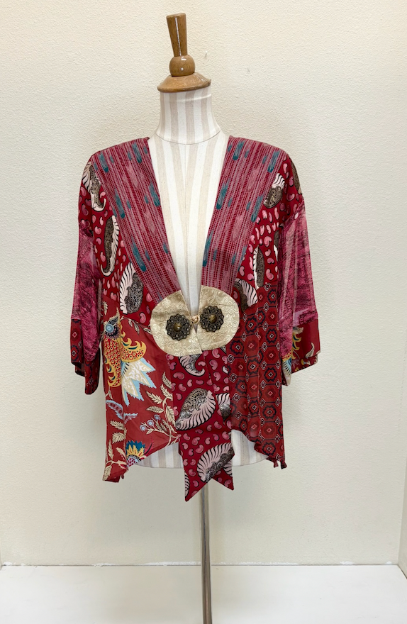 Sterling Style Frog Closure Jacket - 5841J CHERRY