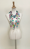 ANNEMIEKE Large Pastel Multi Mix Fabric Necklace