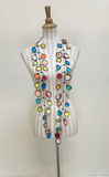 ANNEMIEKE Large Multi Mix Fabric Necklace