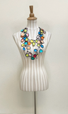 ANNEMIEKE Large Multi Mix Fabric Necklace