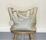 Ilse Jacobsen Reversible Tote -  IVORY/PLATIN