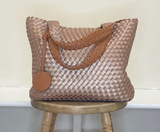 Ilse Jacobsen Reversible Tote -  PUMPKIN/COPPER