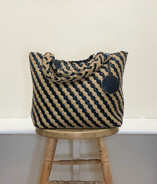 Ilse Jacobsen Reversible Tote -  INCENSE/BLACK