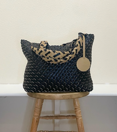 Ilse Jacobsen Reversible Tote -  INCENSE/BLACK