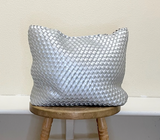 Ilse Jacobsen Reversible Tote -  EGG WHITE/SILVER