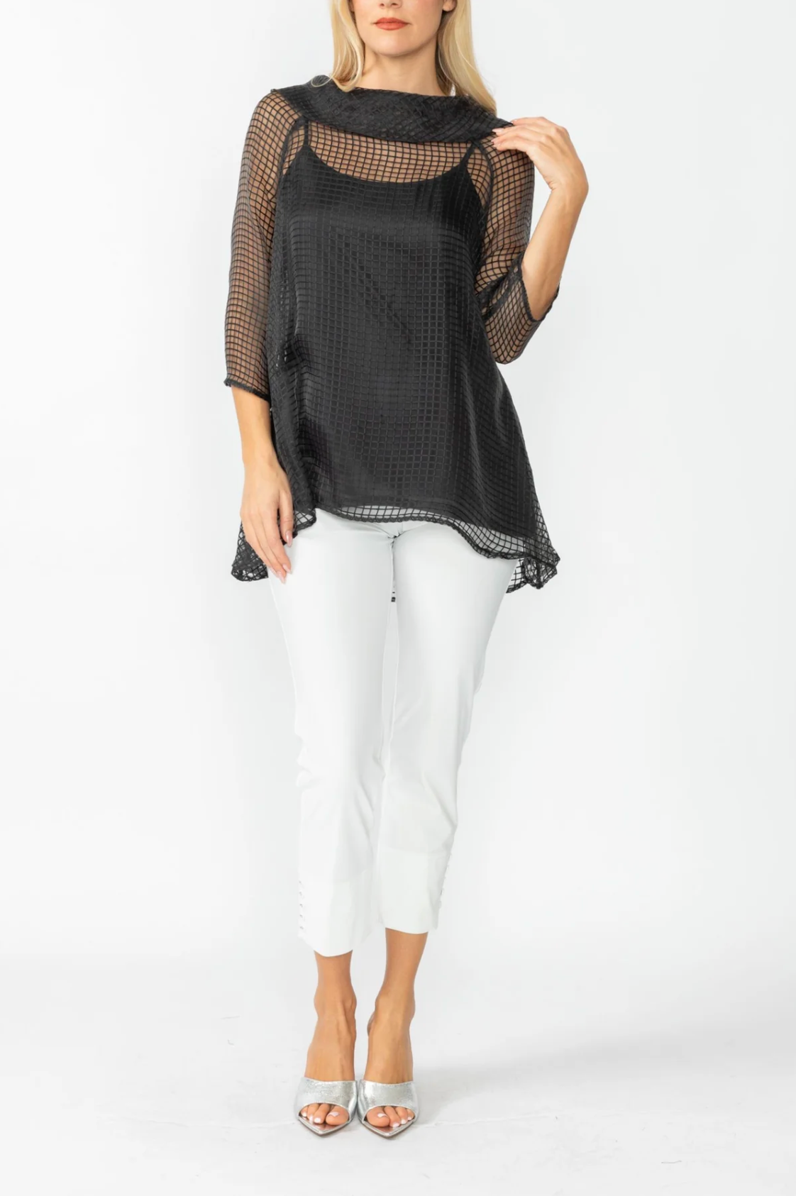 IC Collection Tunic - 4543T - BLACK