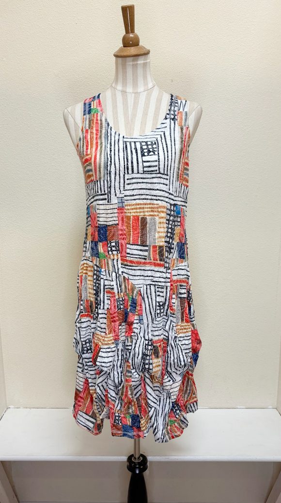 Shana Crinkle Short Bubble Dress - 25007 - LINES