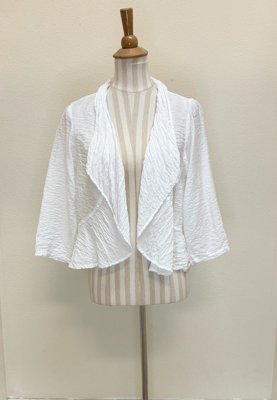 CUT LOOSE - Rayon Parachute Ruffle Jacket - 6218682