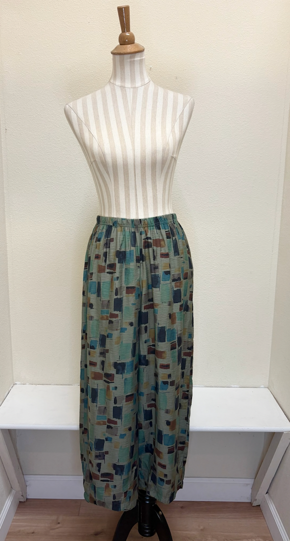 CUT LOOSE - Sea Glass Cropped Pant w/ Darts - 6232088