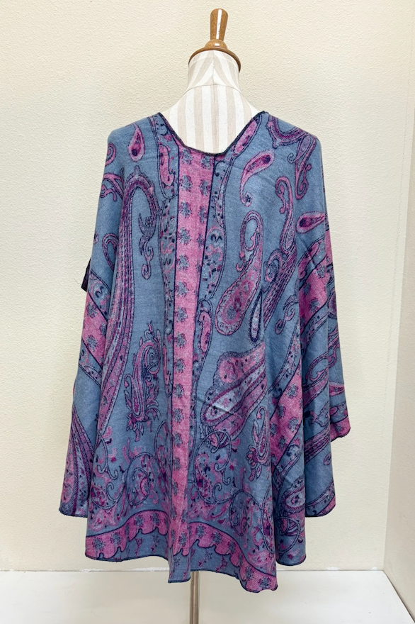 Rapti Cashmere Buckle Shawl - PRINT 80