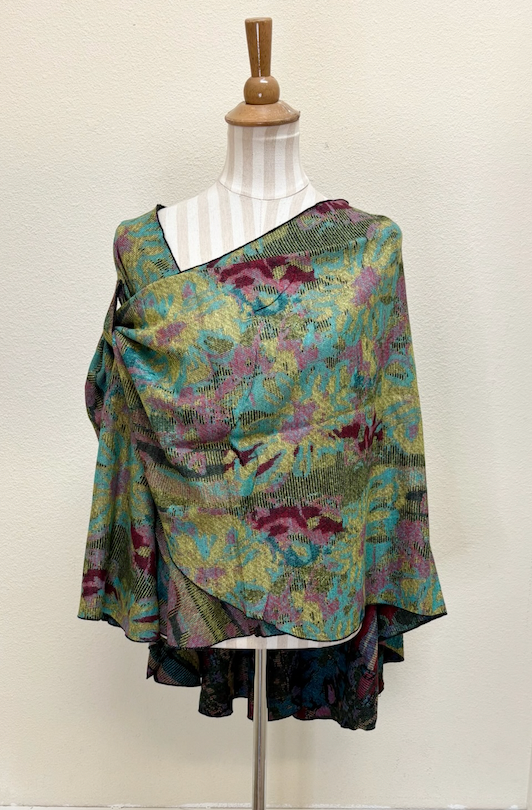 Rapti Cashmere Buckle Shawl - PRINT 67