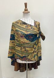 Rapti Cashmere Buckle Shawl - PRINT 73