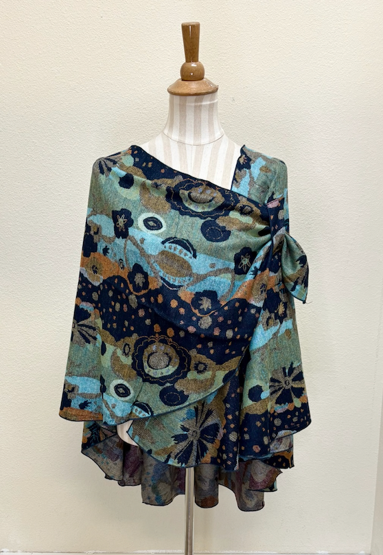 Rapti Cashmere Buckle Shawl - PRINT 37