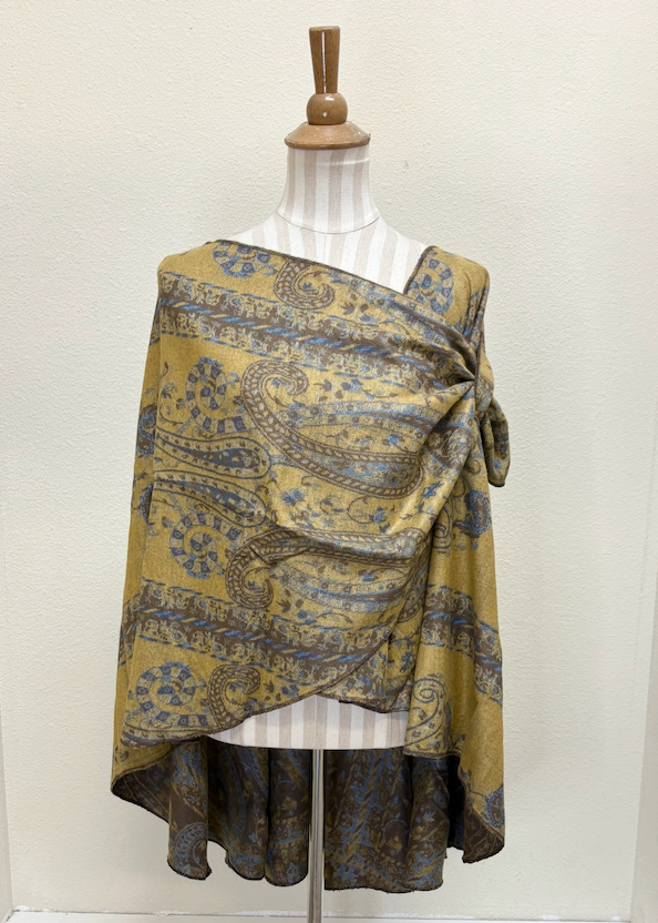 Rapti Cashmere Buckle Shawl - PRINT 79