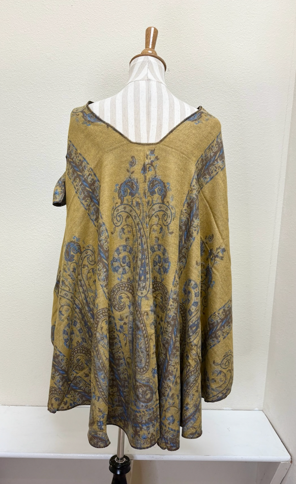 Rapti Cashmere Buckle Shawl - PRINT 79