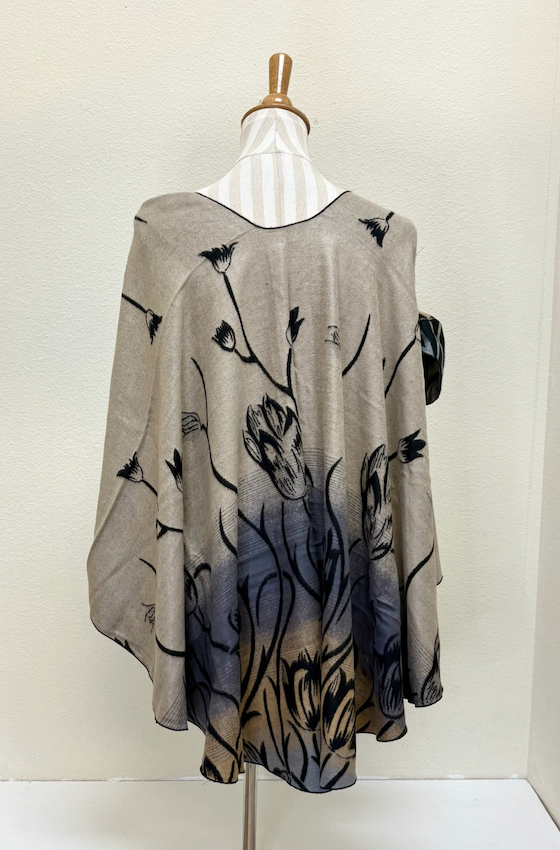 Rapti Cashmere Buckle Shawl - PRINT 50