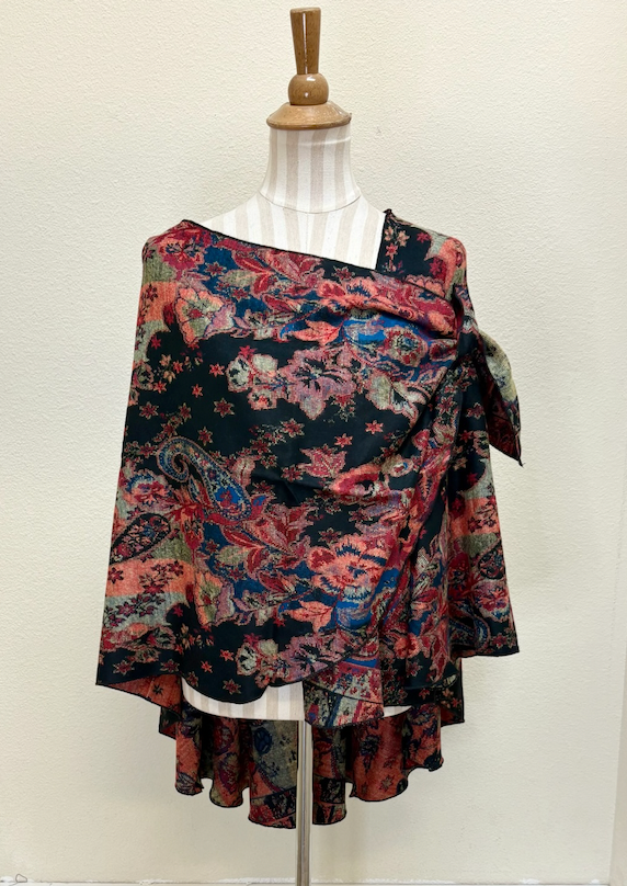 Rapti Cashmere Buckle Shawl - PRINT 21