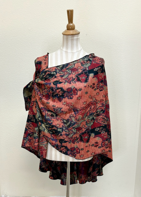 Rapti Cashmere Buckle Shawl - PRINT 21