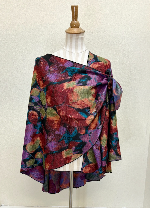 Rapti Cashmere Buckle Shawl - PRINT 18