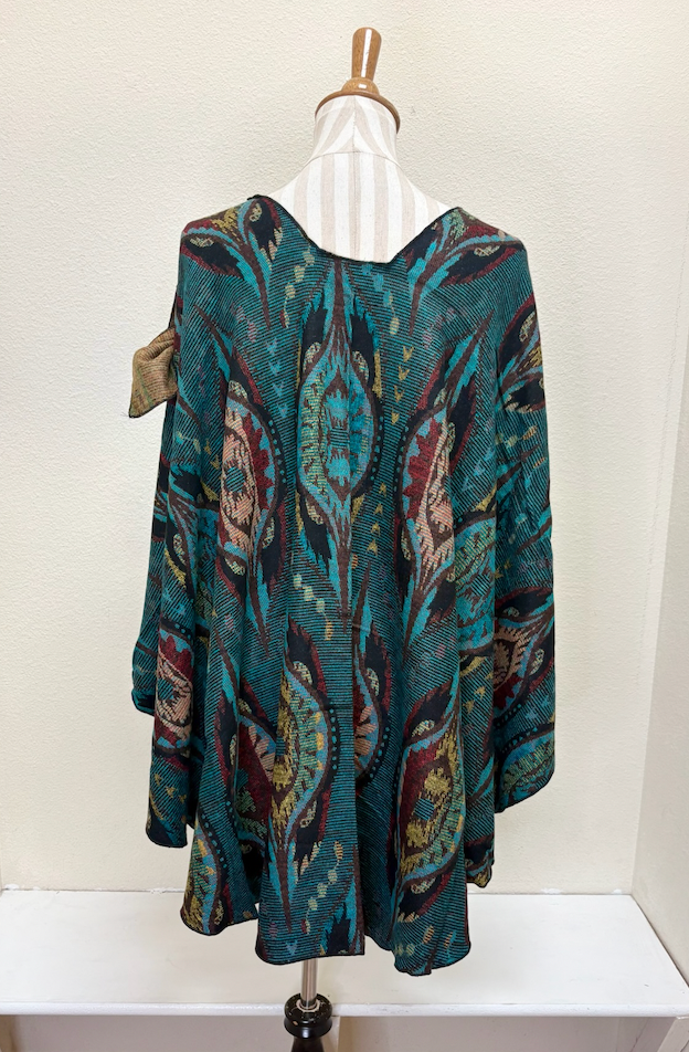 Rapti Cashmere Buckle Shawl - PRINT 27