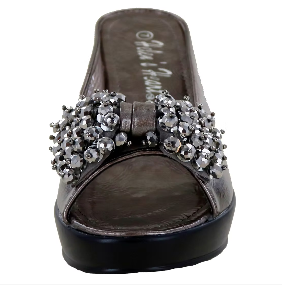 Helen's Heart Casual Slide Shoe - 8127-25 GREY