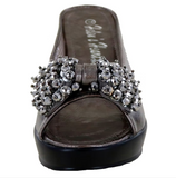 Helen's Heart Casual Slide Shoe - 8127-25 GREY