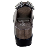 Helen's Heart Casual Slide Shoe - 8127-25 GREY