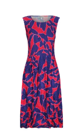 Alquema Smash Pocket Dress - CERISE BUTTERFLY