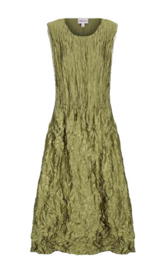 Alquema Smash Pocket Dress - GLOSSY OLIVE