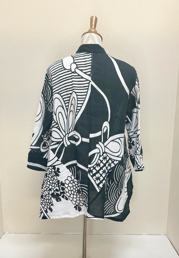 Yasuko Mao Collar Jacket - Obi - CHARCOAL