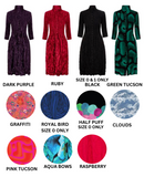 Alquema Nehru Coat Dress - RASPBERRY