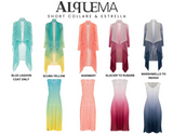 Alquema Short Collare Coat - BLUE LAGOON